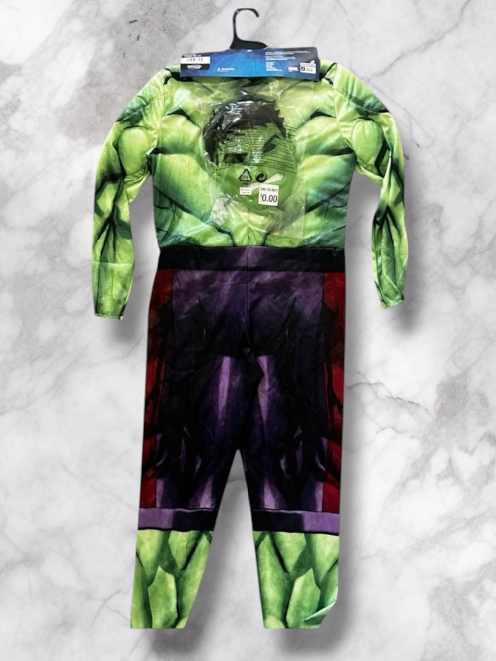 NEW Marvel Avengers Hulk Kids Costume - Muscle Chest Size Large - Picture 3 of 6